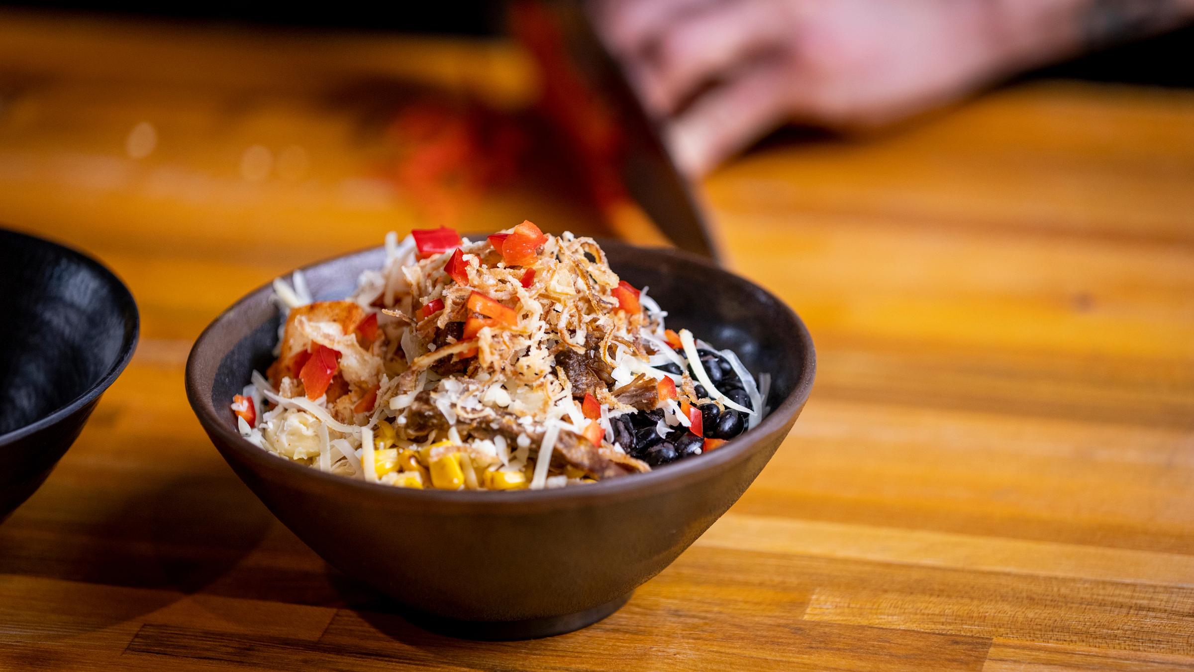 Power bowl from Fresh Tracks Kitchen