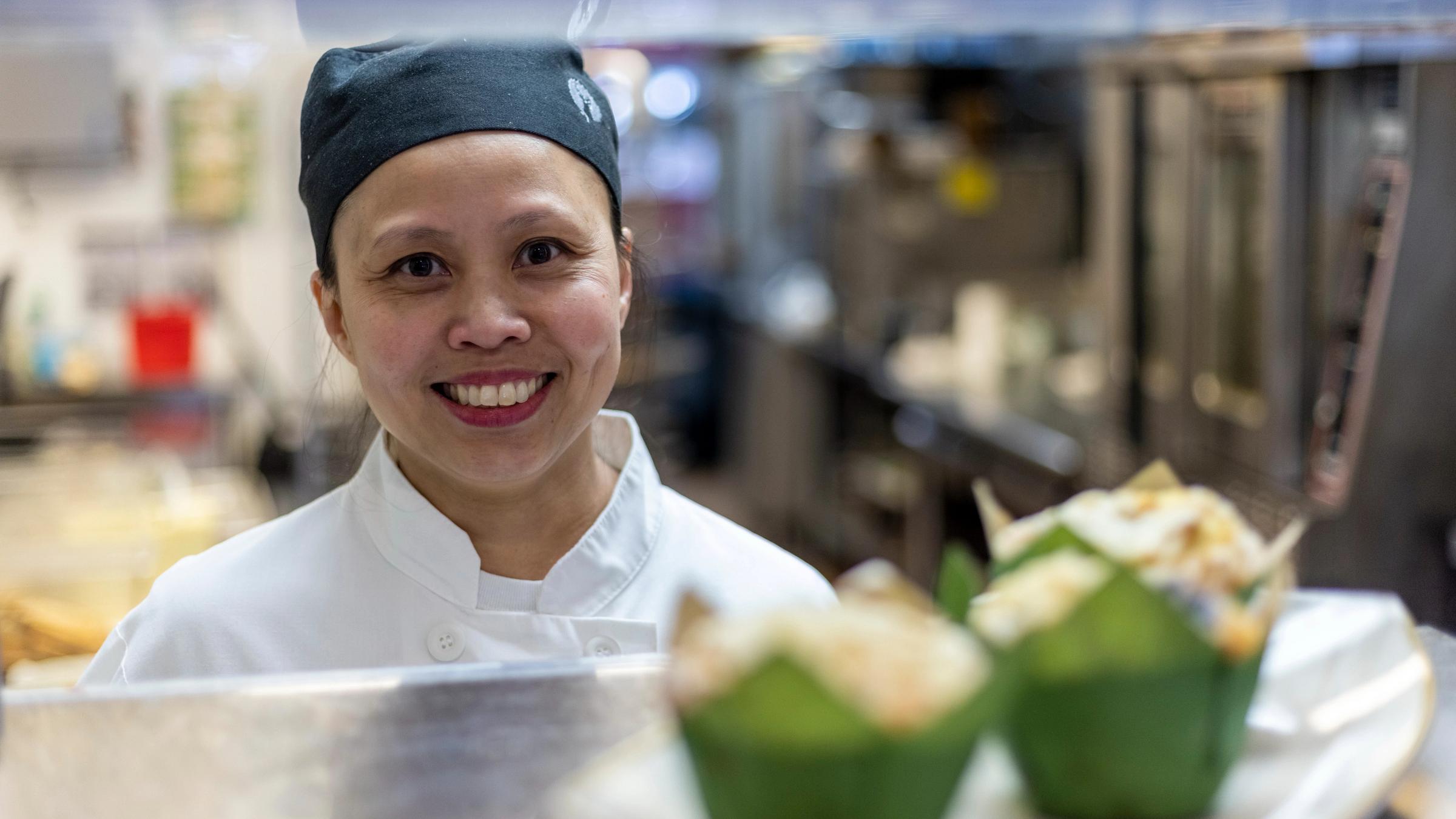 Deer Valley chef smiling