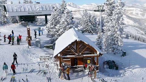 Winter exterior of Snowshoe Tommys