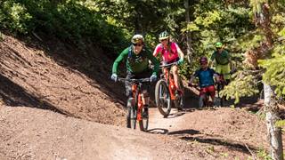 Mountain bike lessons at Deer Valley bike park