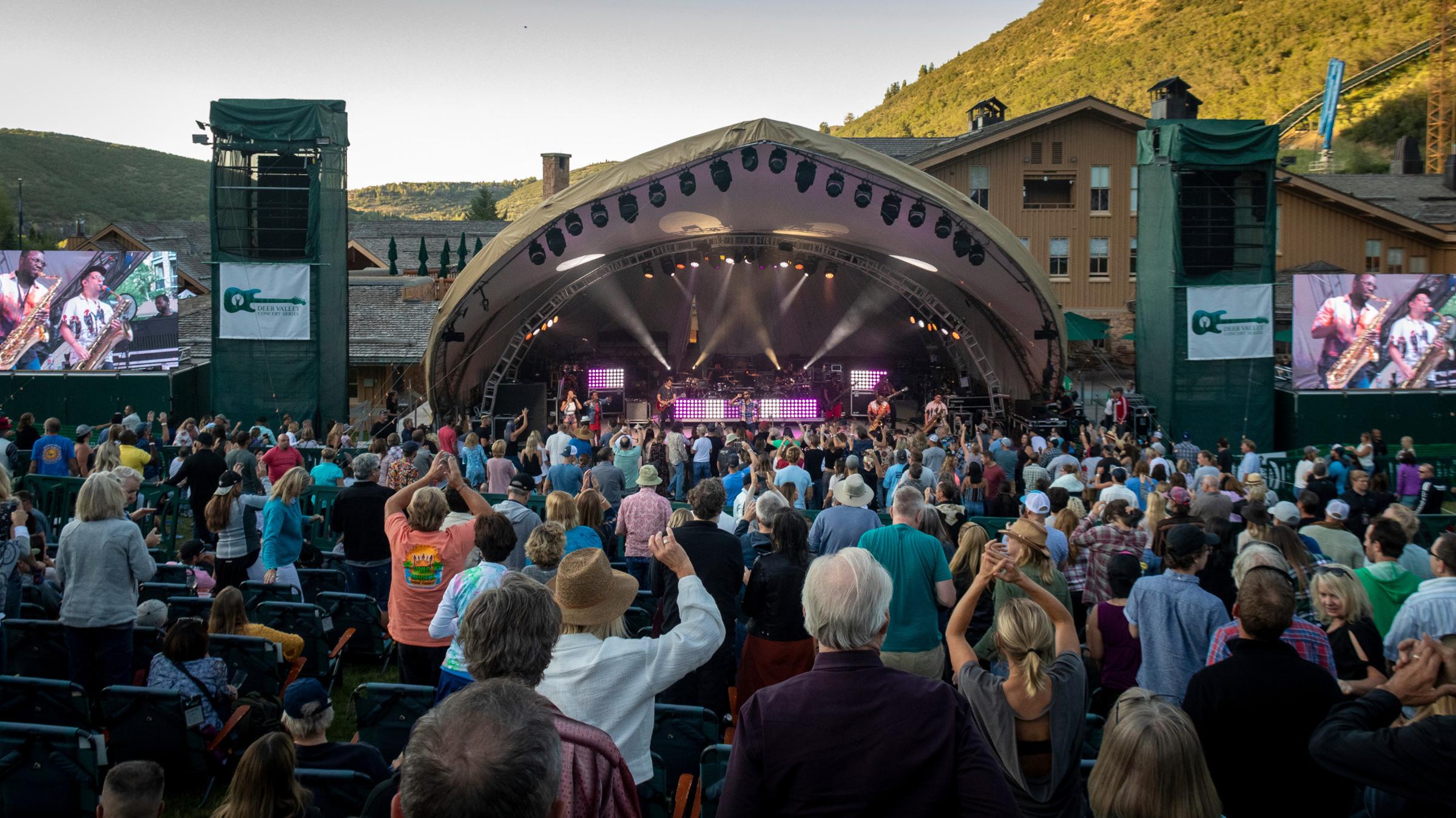 A Deer Valley Concert Series concert at Snow Park Outdoor Amphitheater
