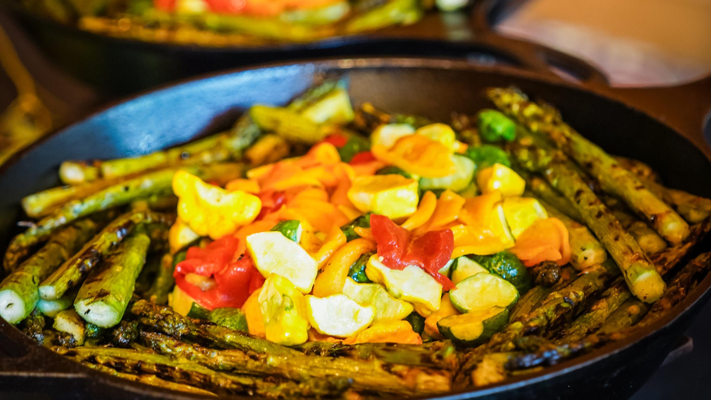 A vegetable saute from Deer Valley Resort