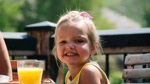 Child smiling at Deer Valley Grocery Cafe