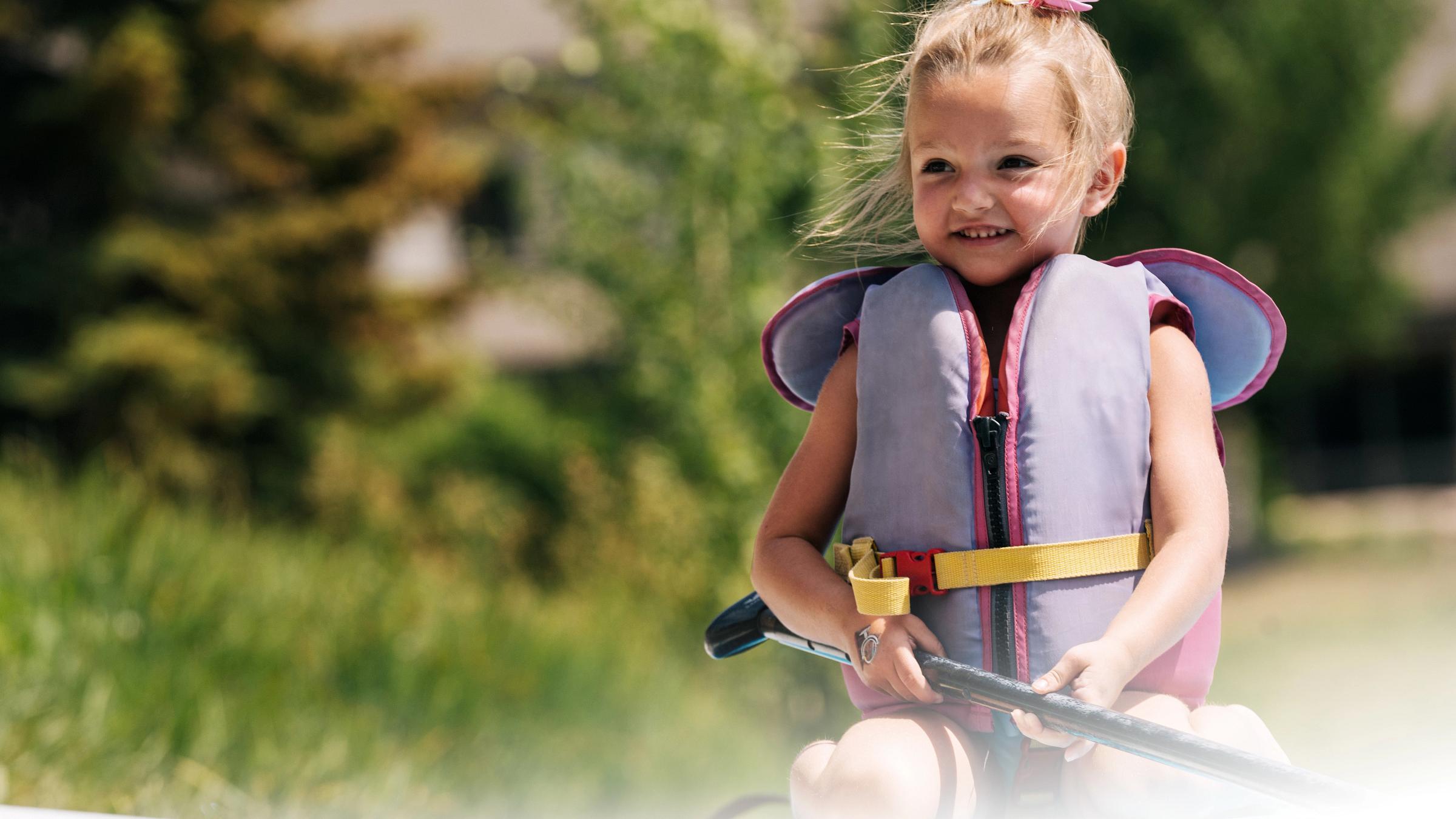 Girl Paddleboarding child
