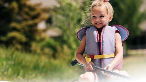 Girl Paddleboarding child