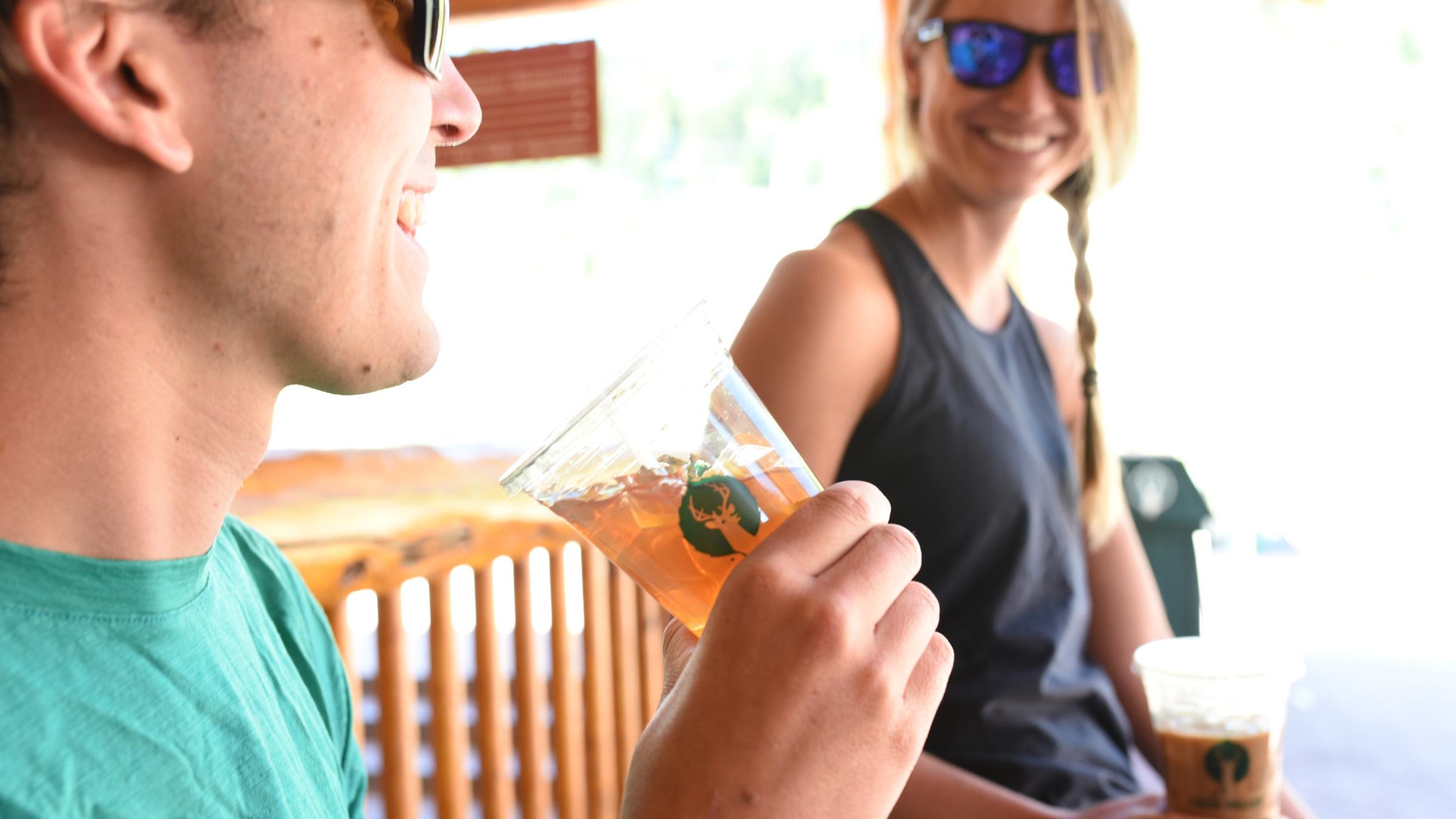 Take-away coffees and food are available at DV Etc. | Snow Park Lodge | Park City UT