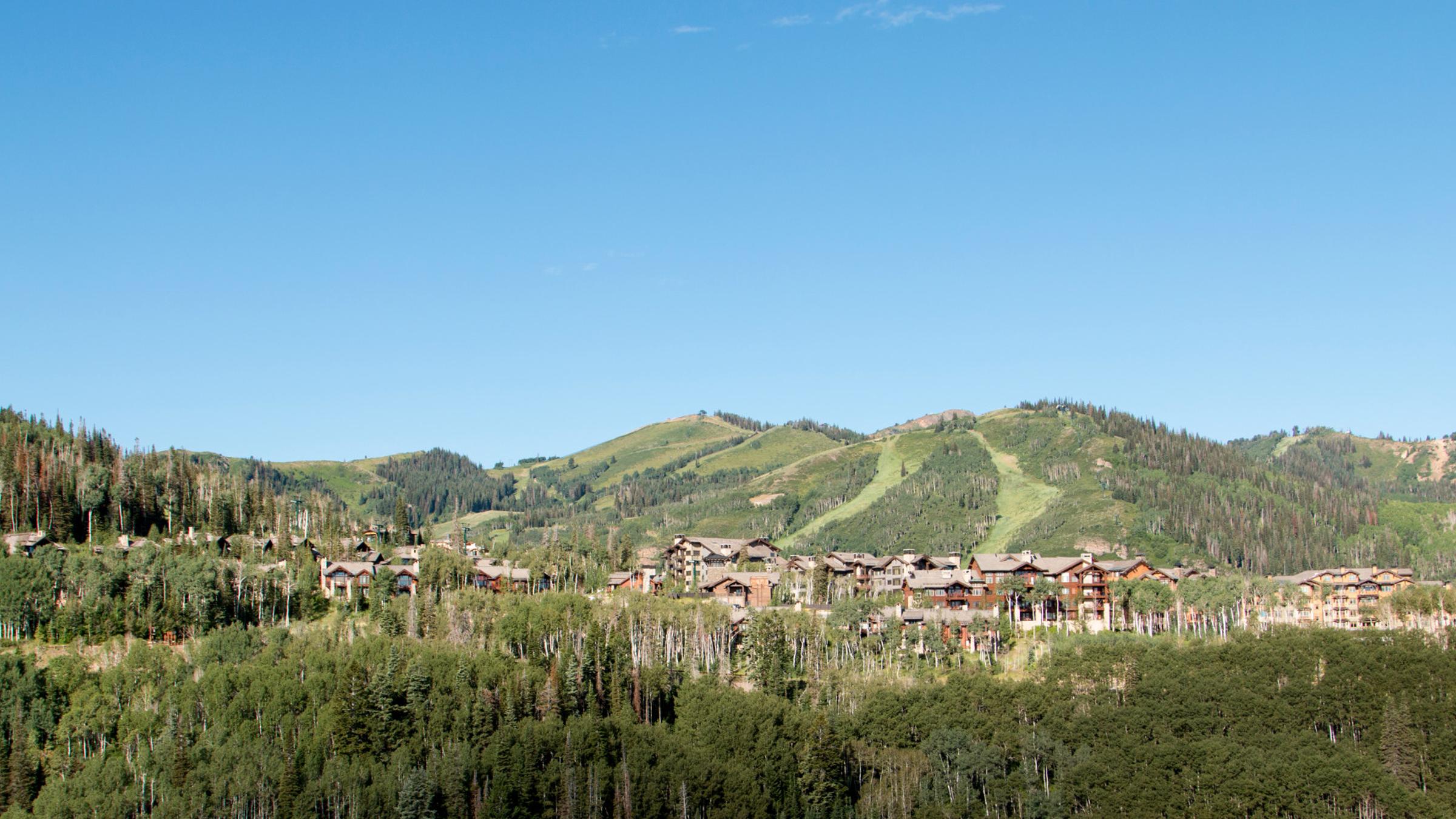 Beautiful view at Deer Valley Resort.