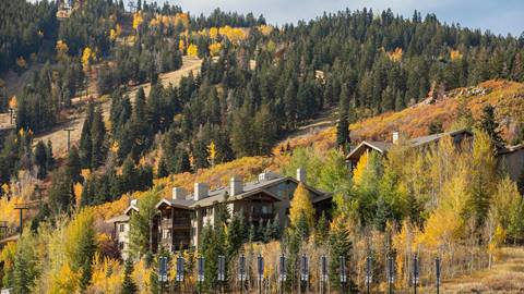 Fall foliage at Deer Valley Resort.