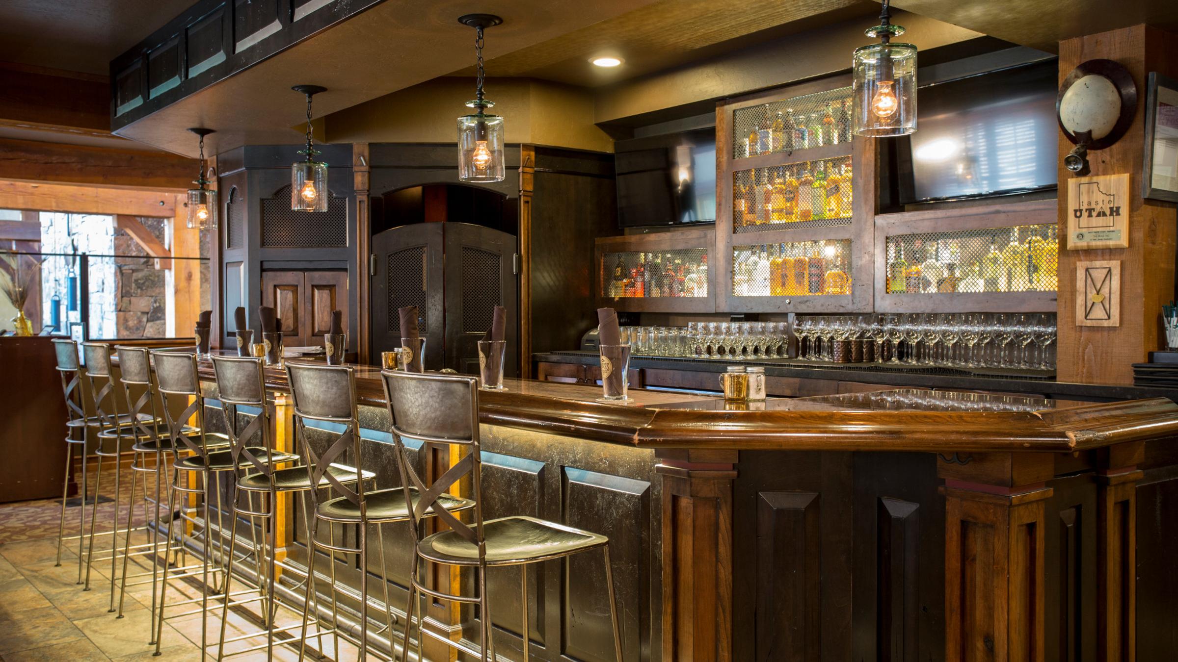 The Brass Tag bar area