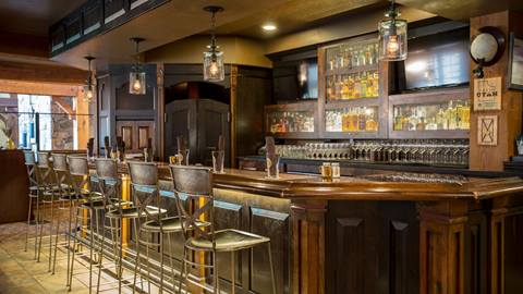 The Brass Tag bar area