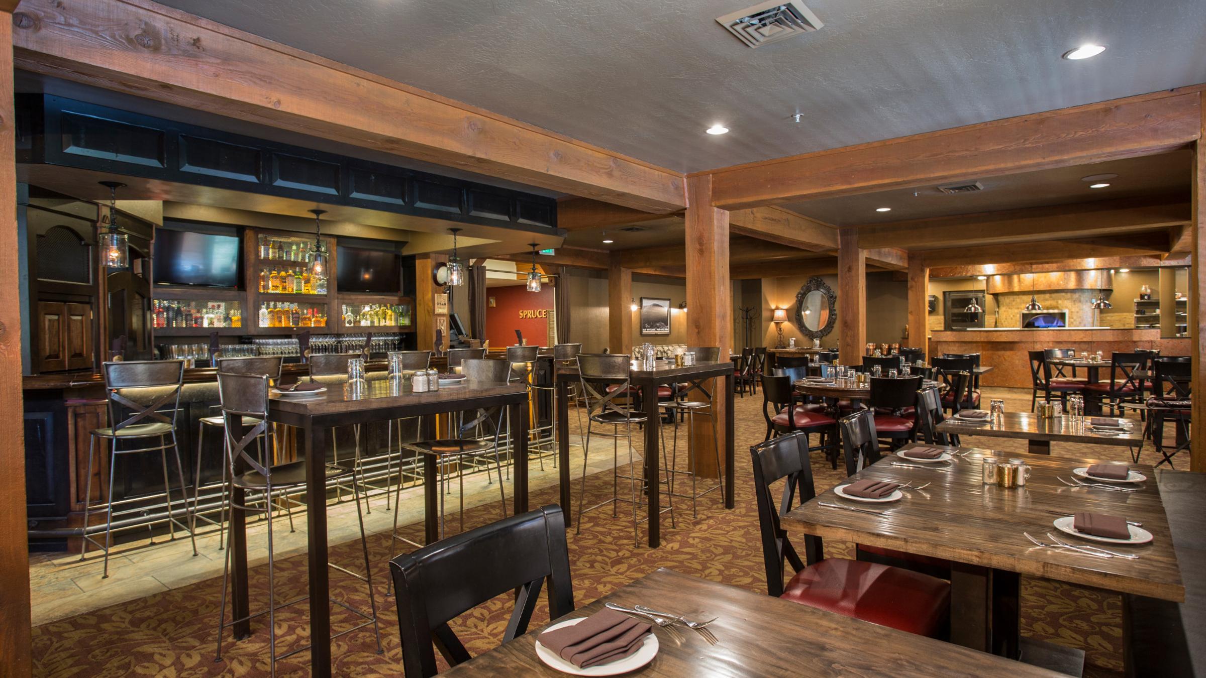 The Brass Tag dining and bar area
