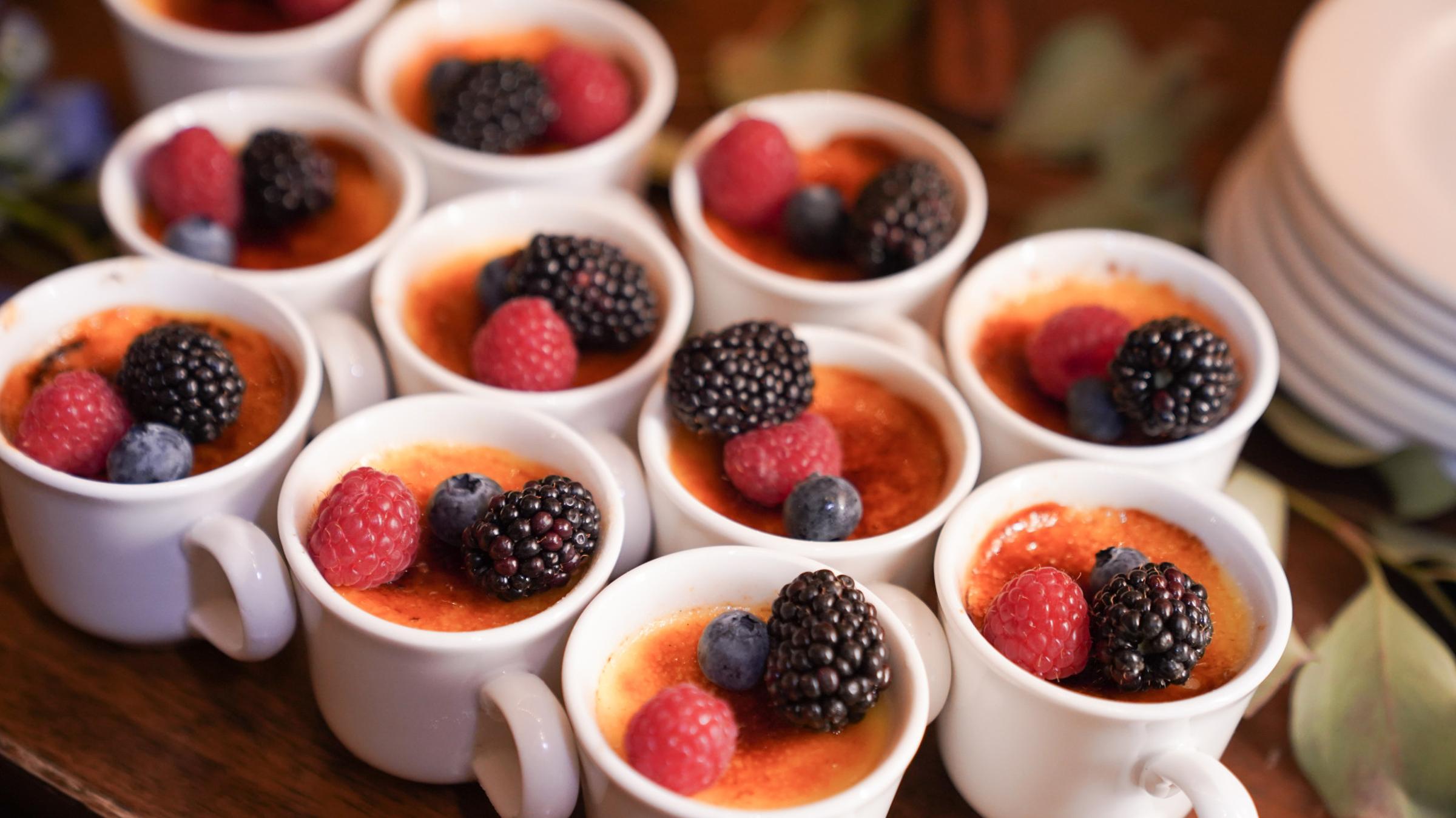 Wedding dessert at Deer Valley Resort