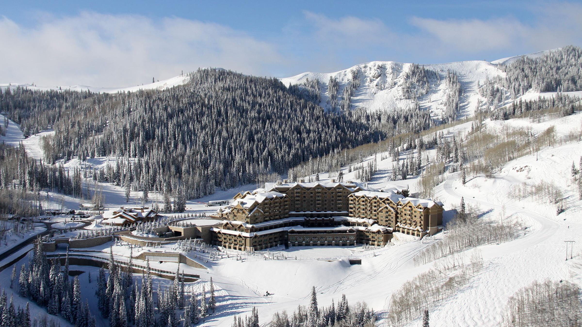 Aerial view of Montage Deer Valley