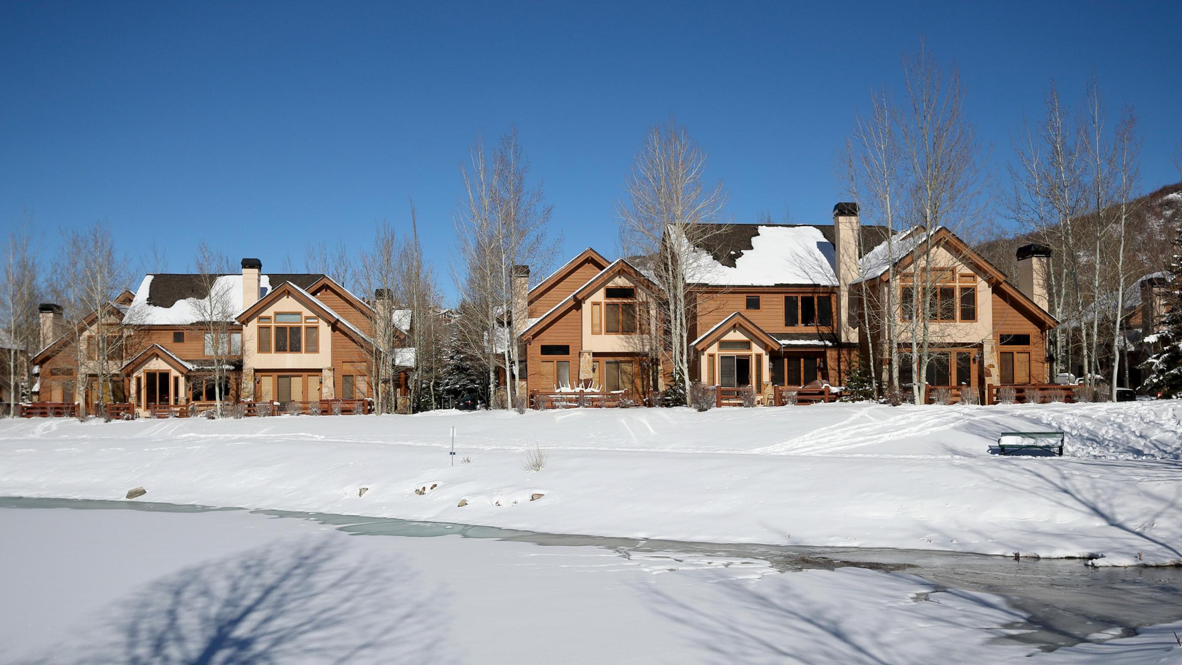 Deer Lake Village winter exterior