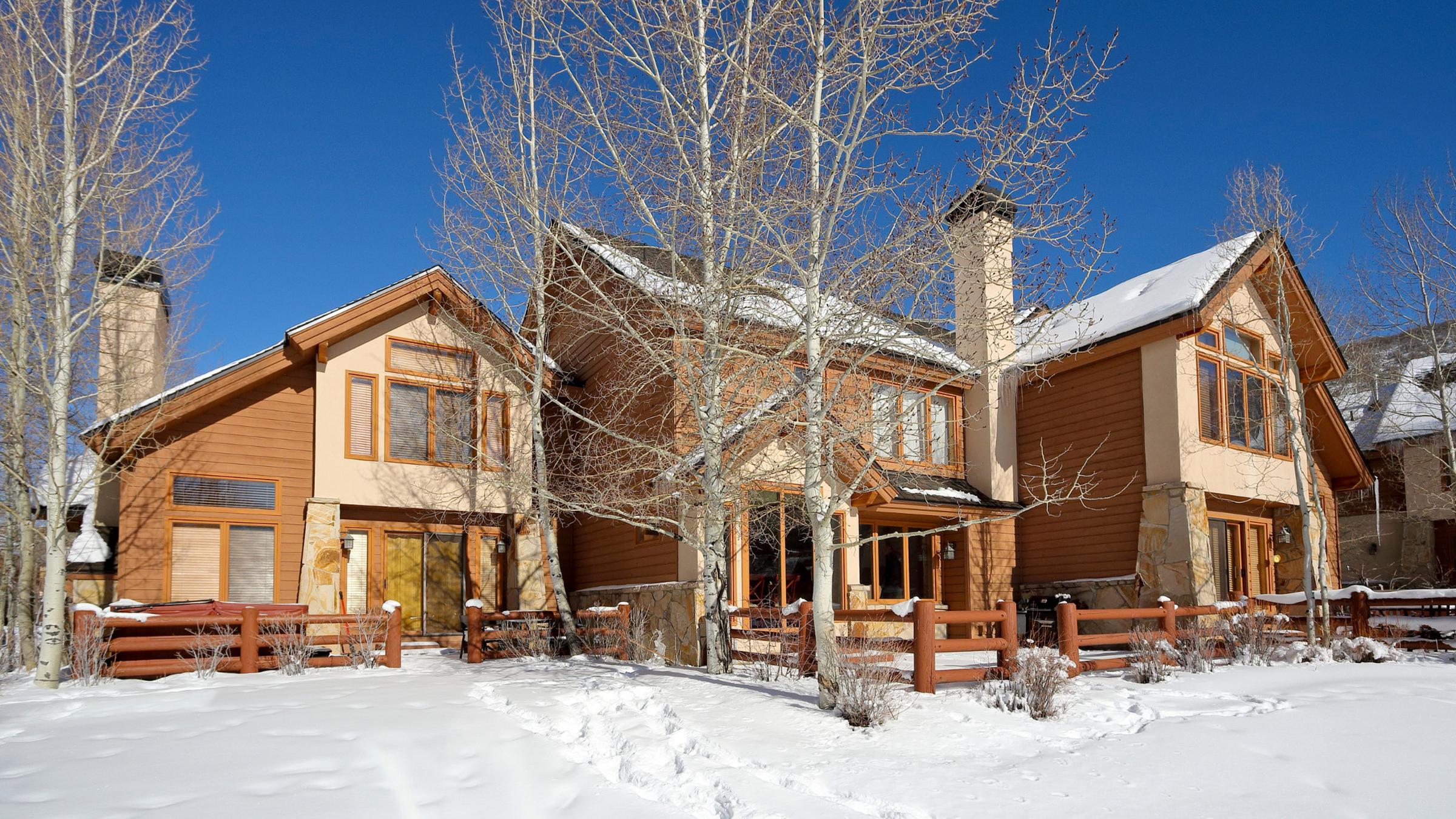 Deer Lake Village winter exterior