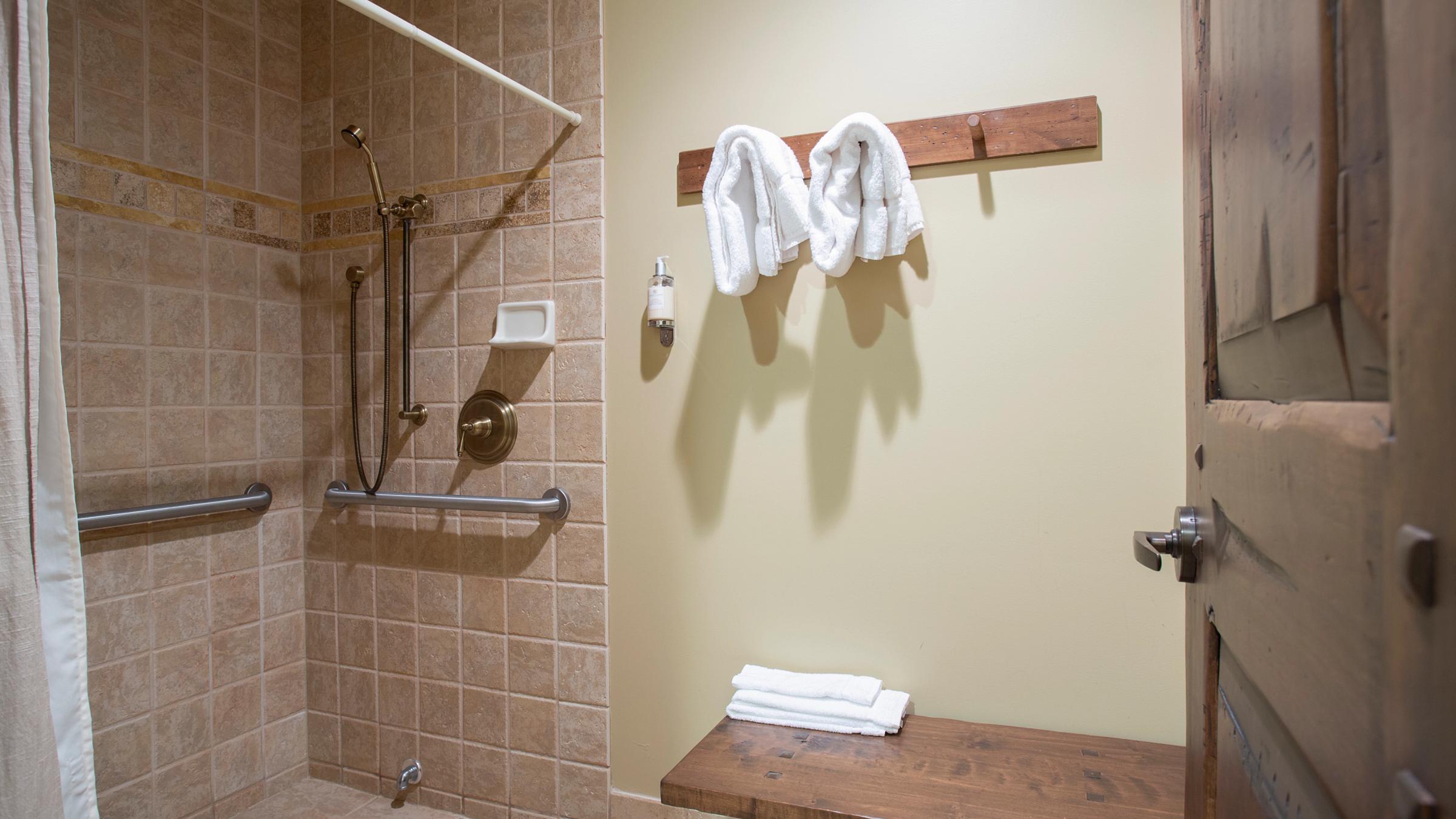Common area showers