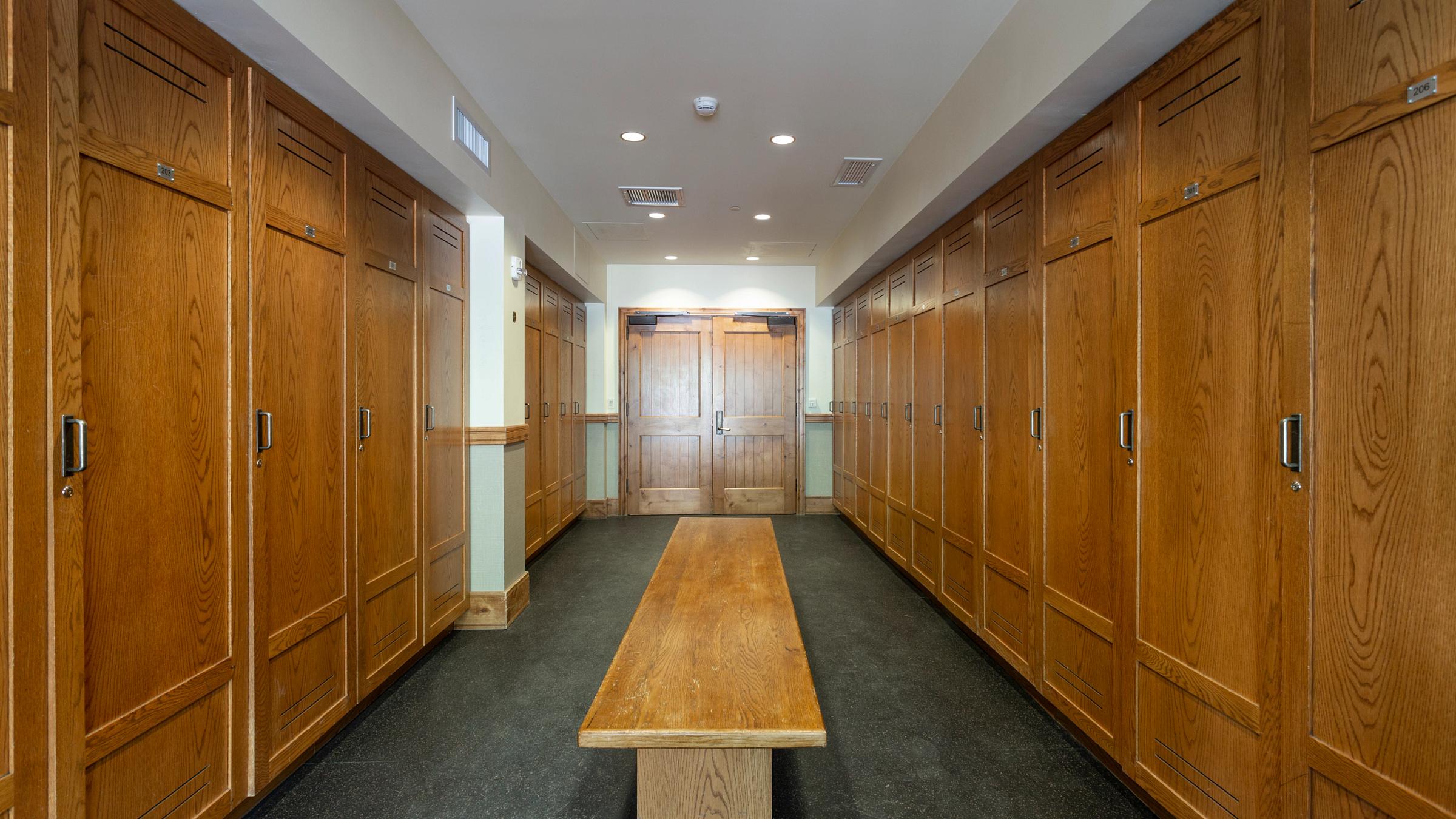 Shooting Star locker room