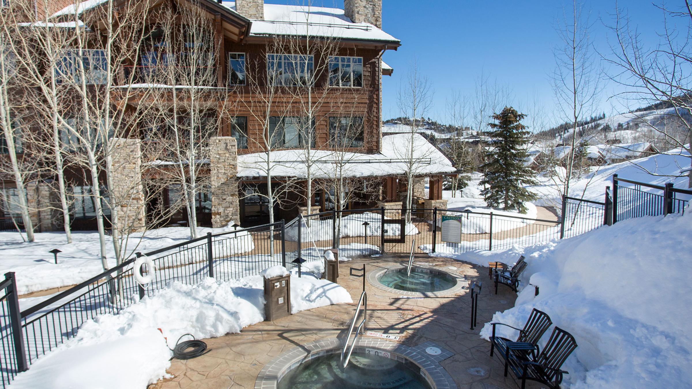 Shooting Star exterior in winter