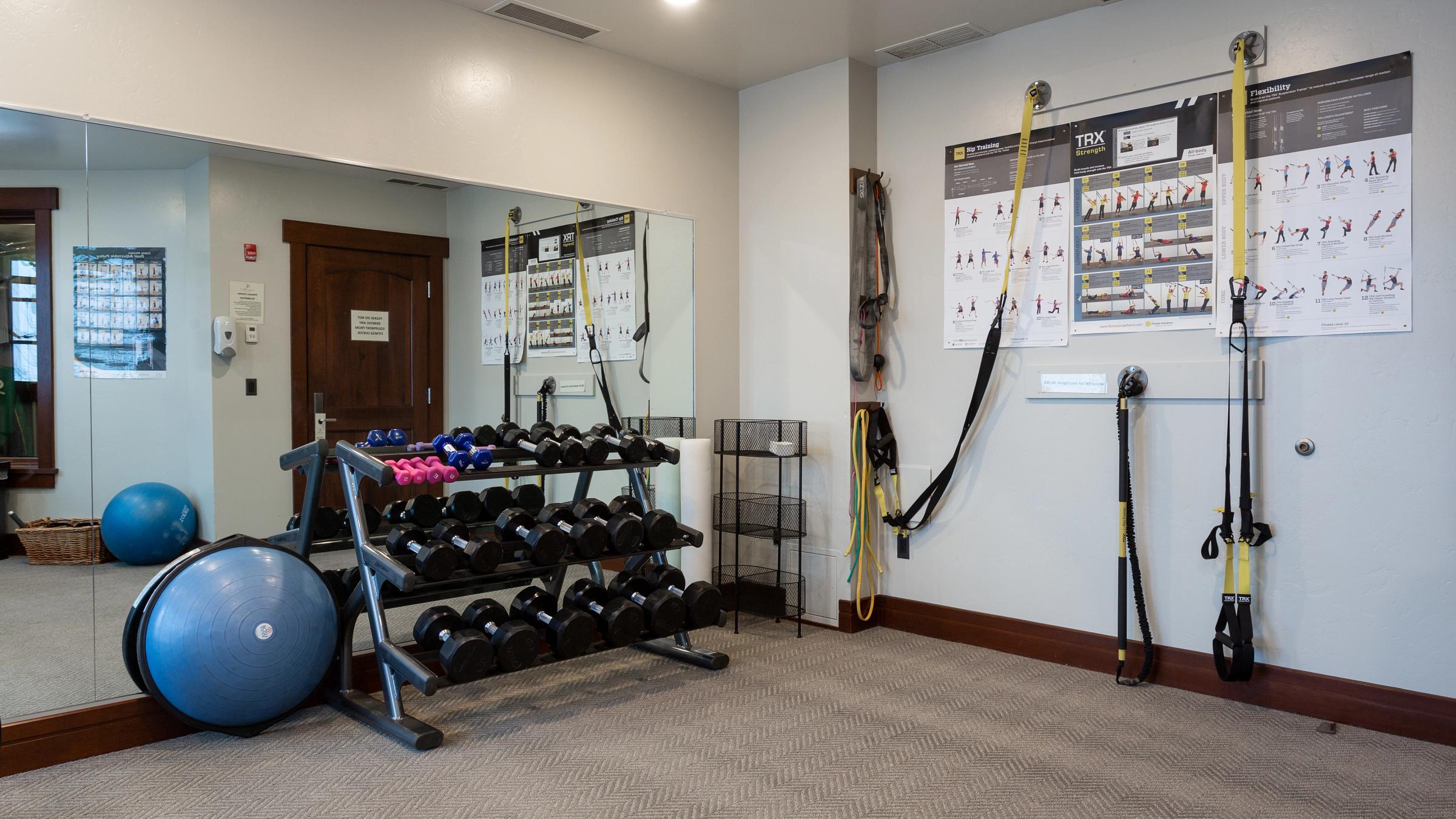 Flagstaff Lodge fitness area