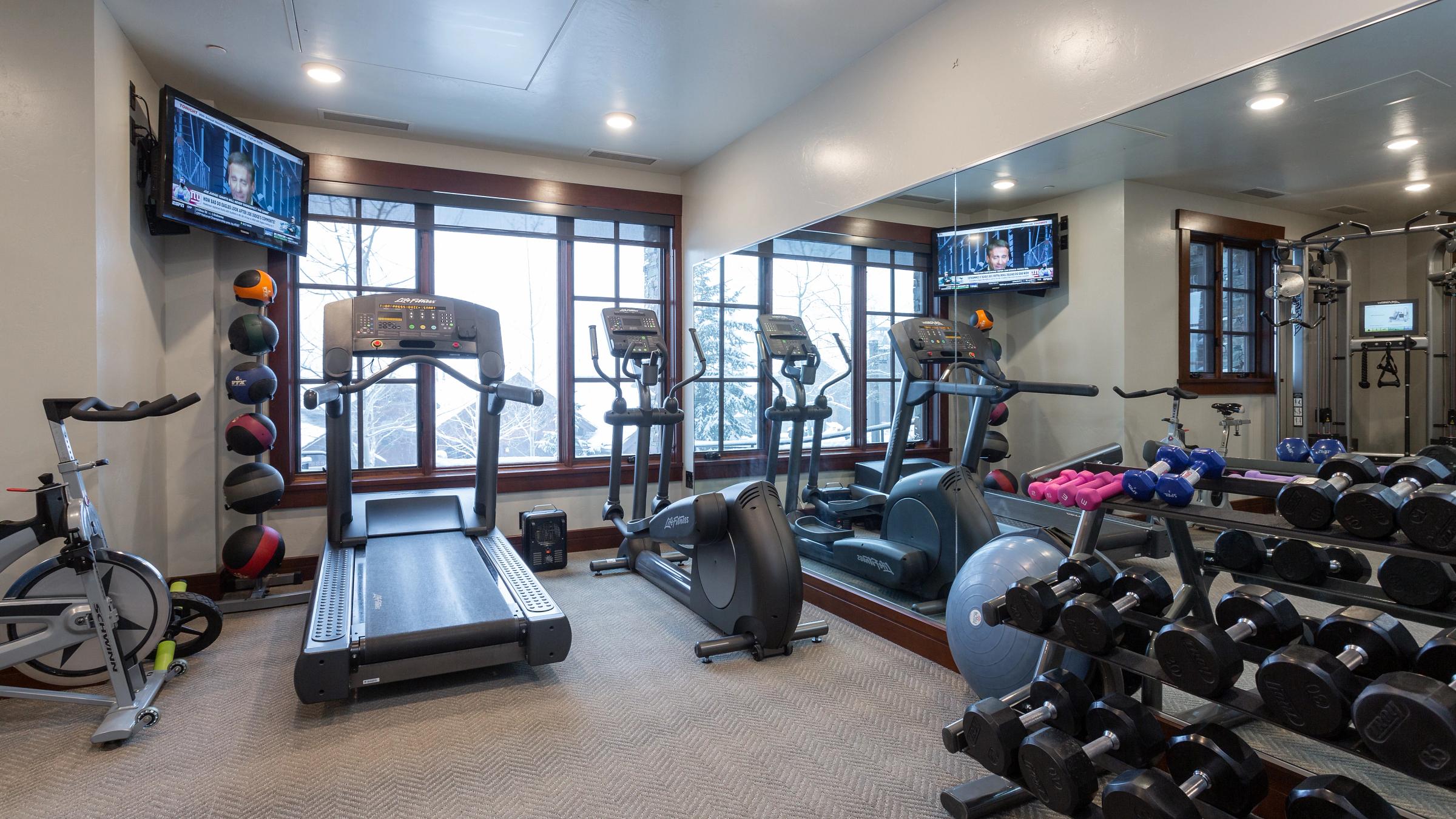 Flagstaff Lodge fitness area