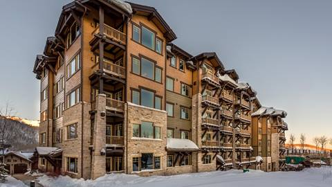 Flagstaff Lodge winter exterior