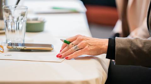 Table display at a Deer Valley conference