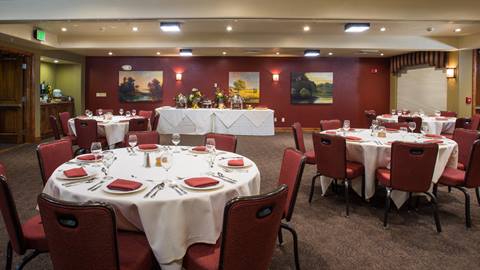 Lodges at Deer Valley meeting set up