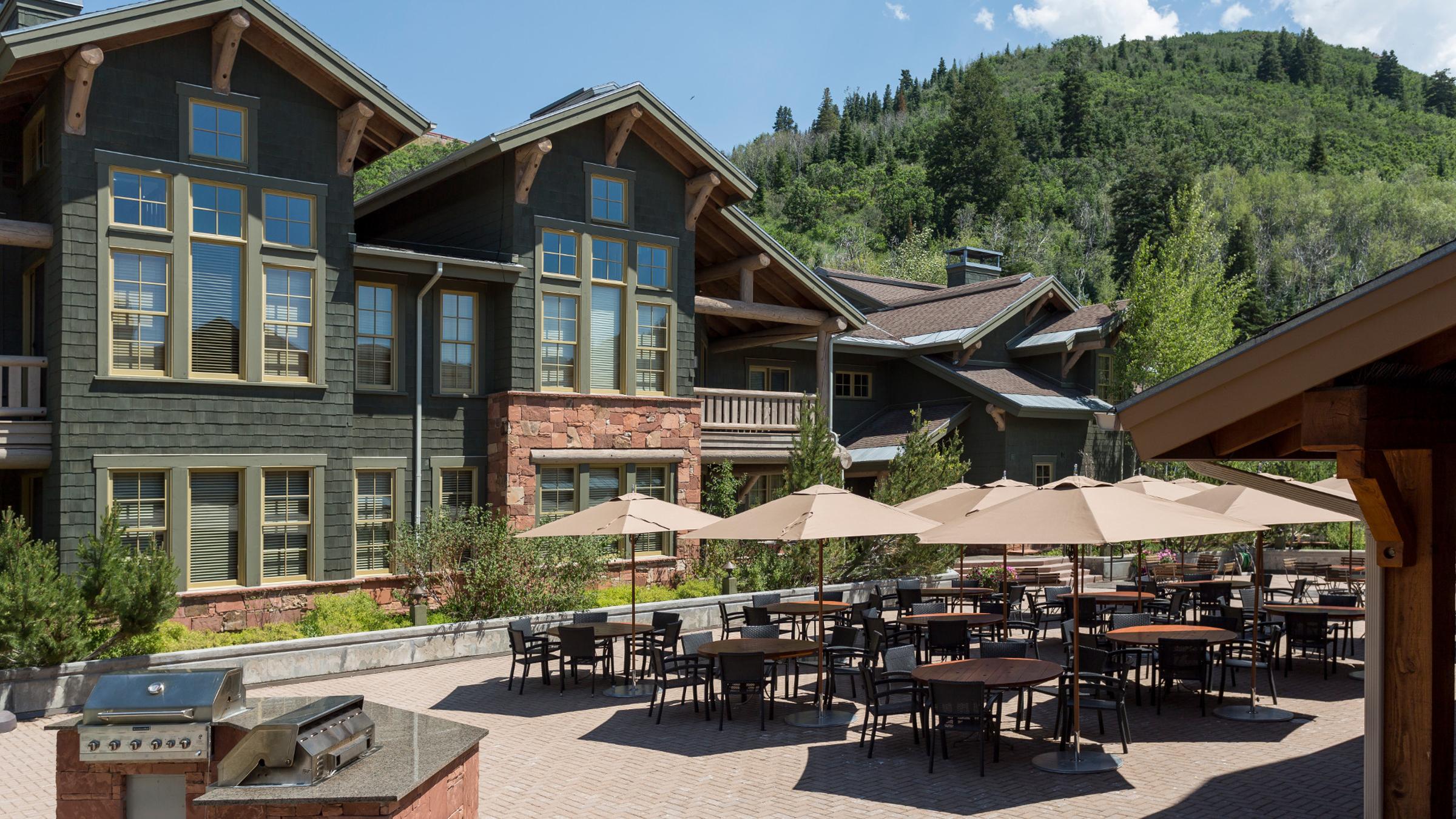 Lodges at Deer Valley patio