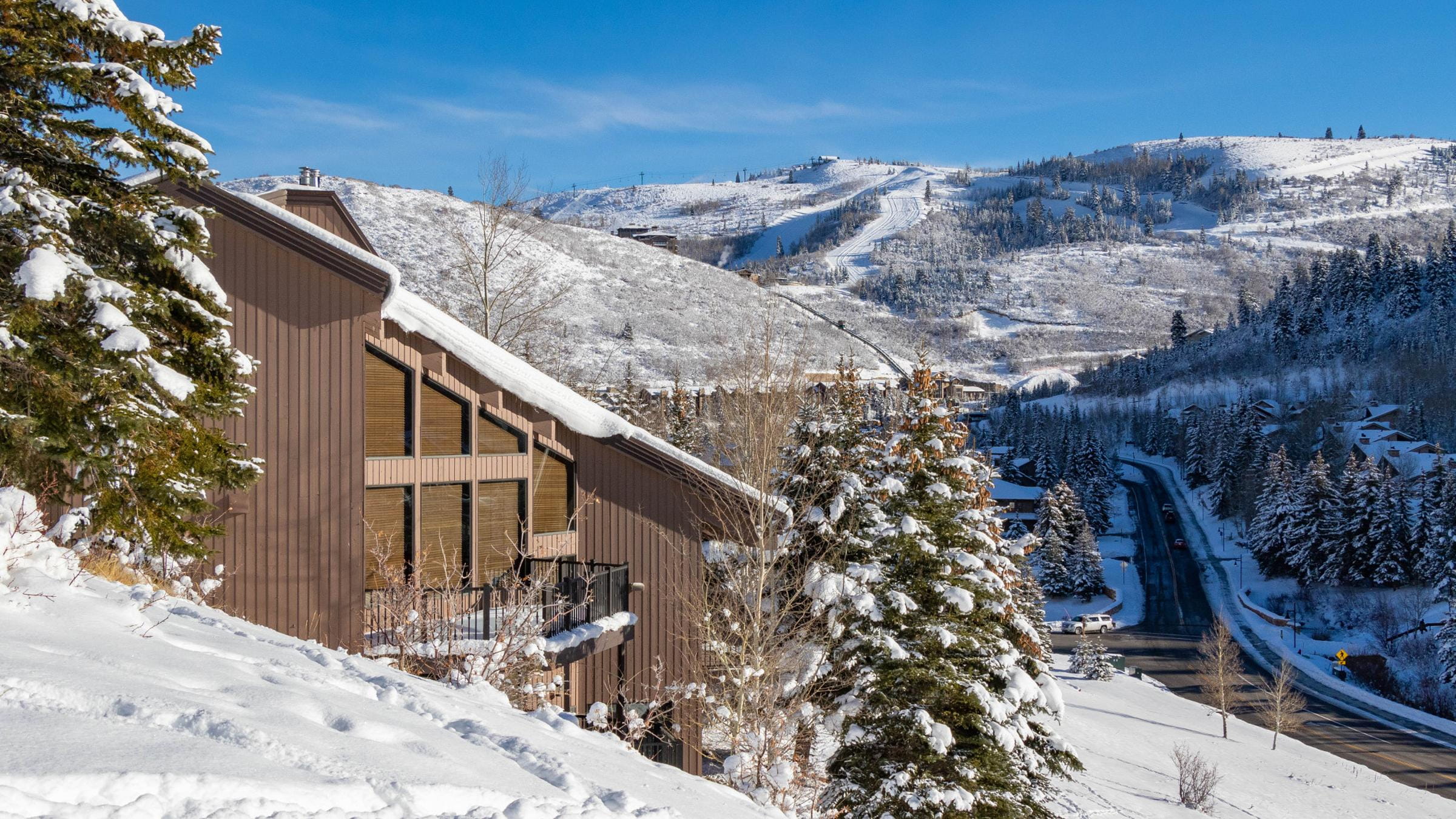 Pinnacle exterior in winter