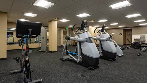 New workout machines in the Silver Baron fitness center