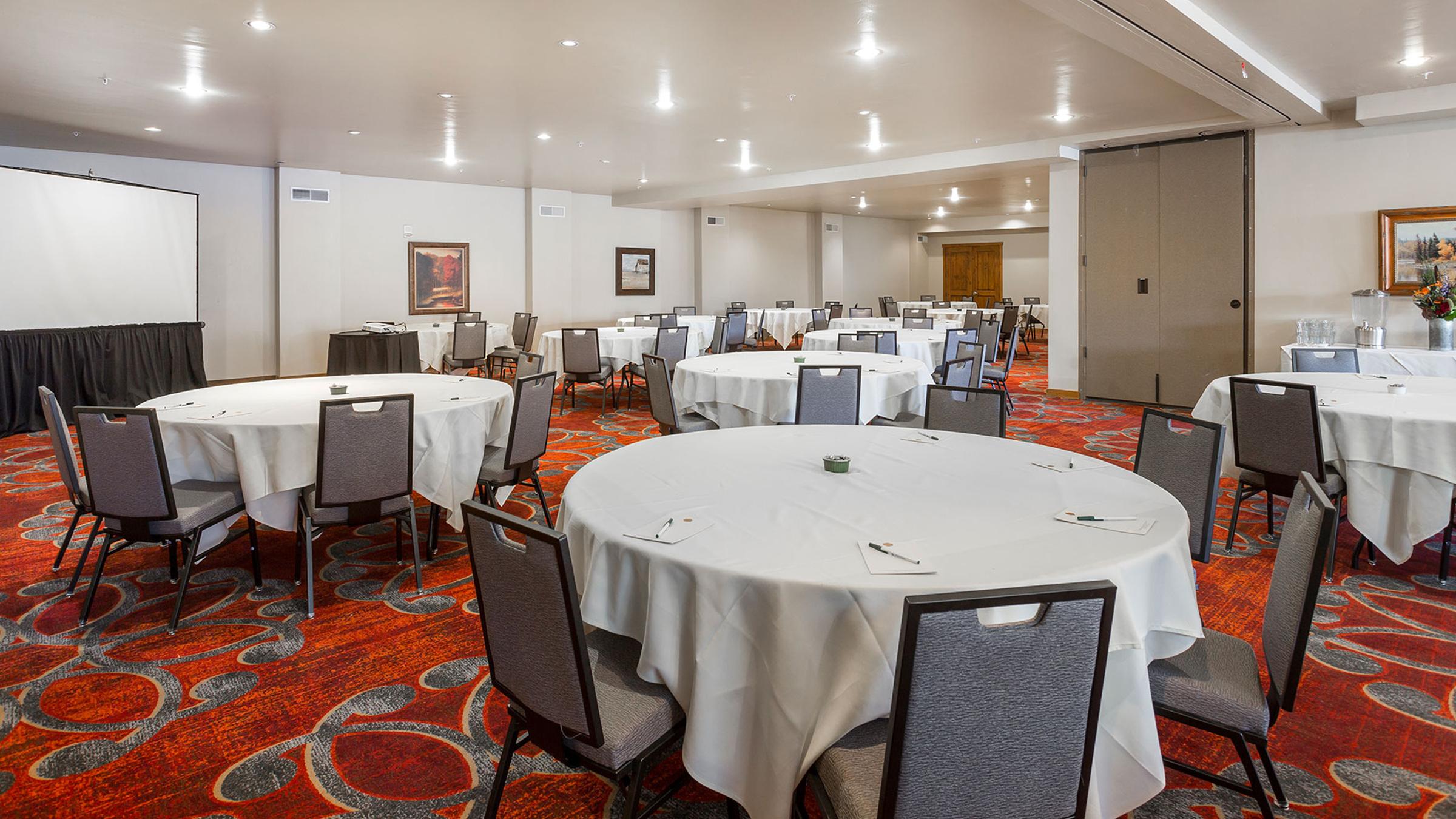 Silver Baron Lodge meeting set up