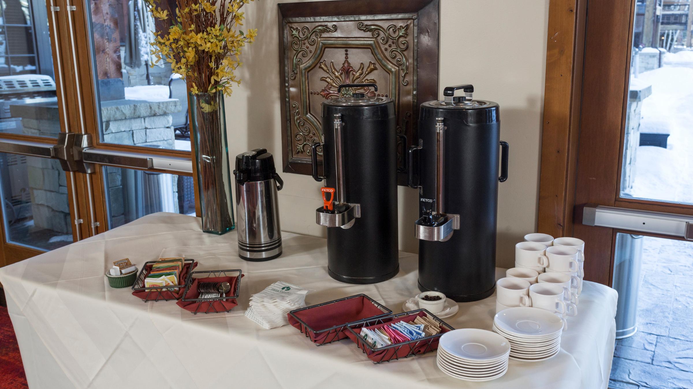 Coffee set up