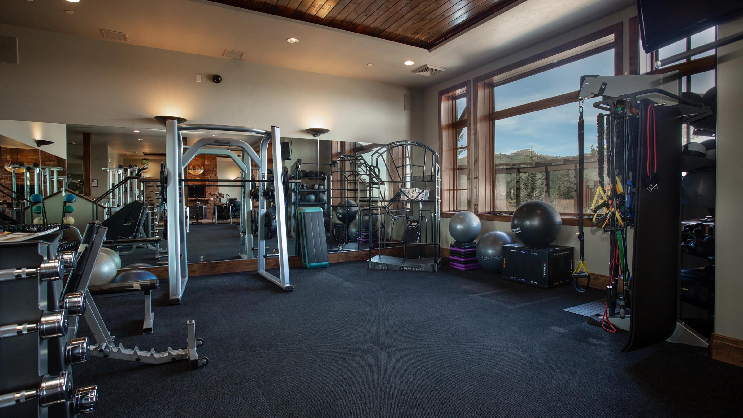Stag Lodge gym area