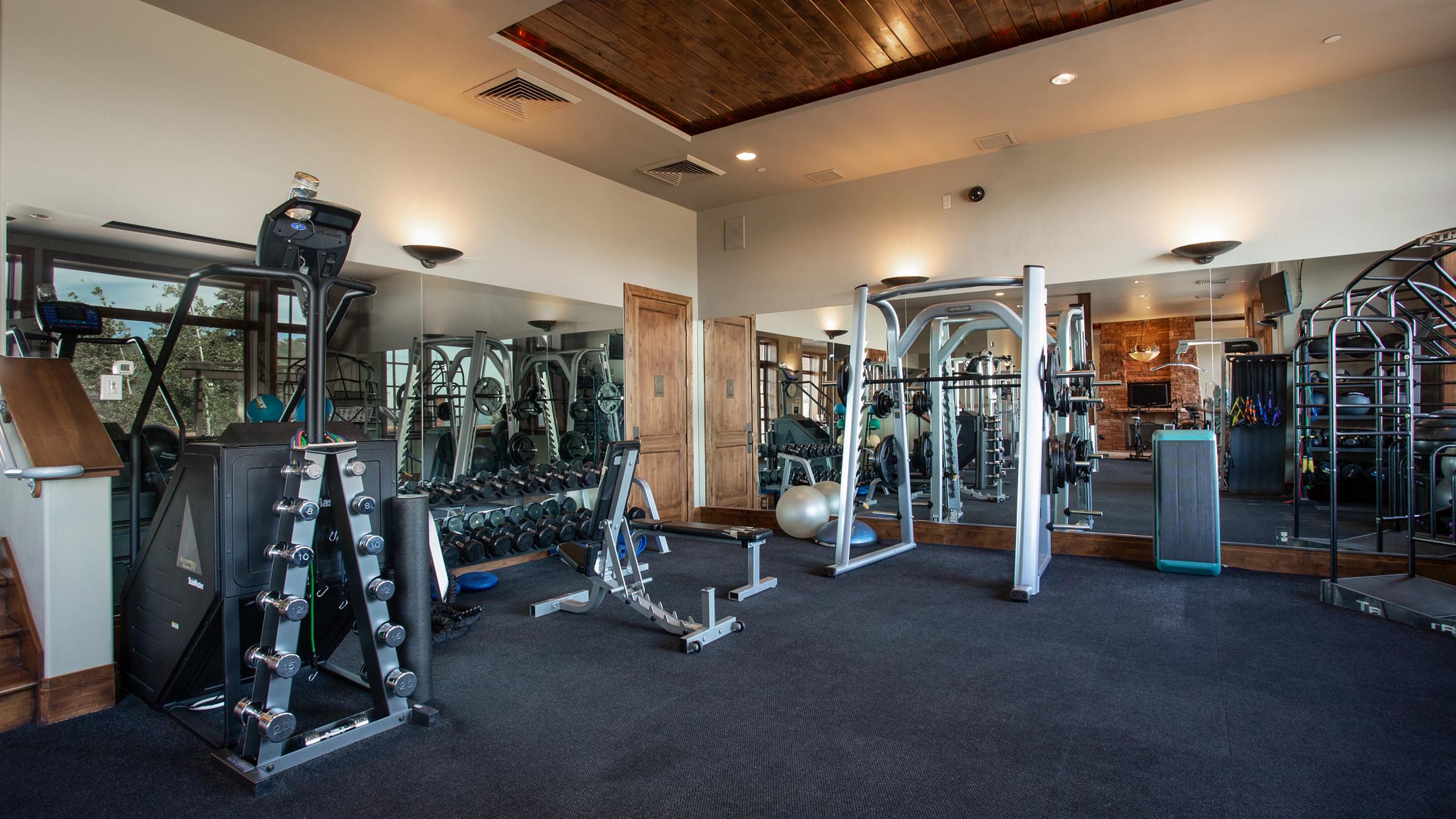 Stag Lodge gym area