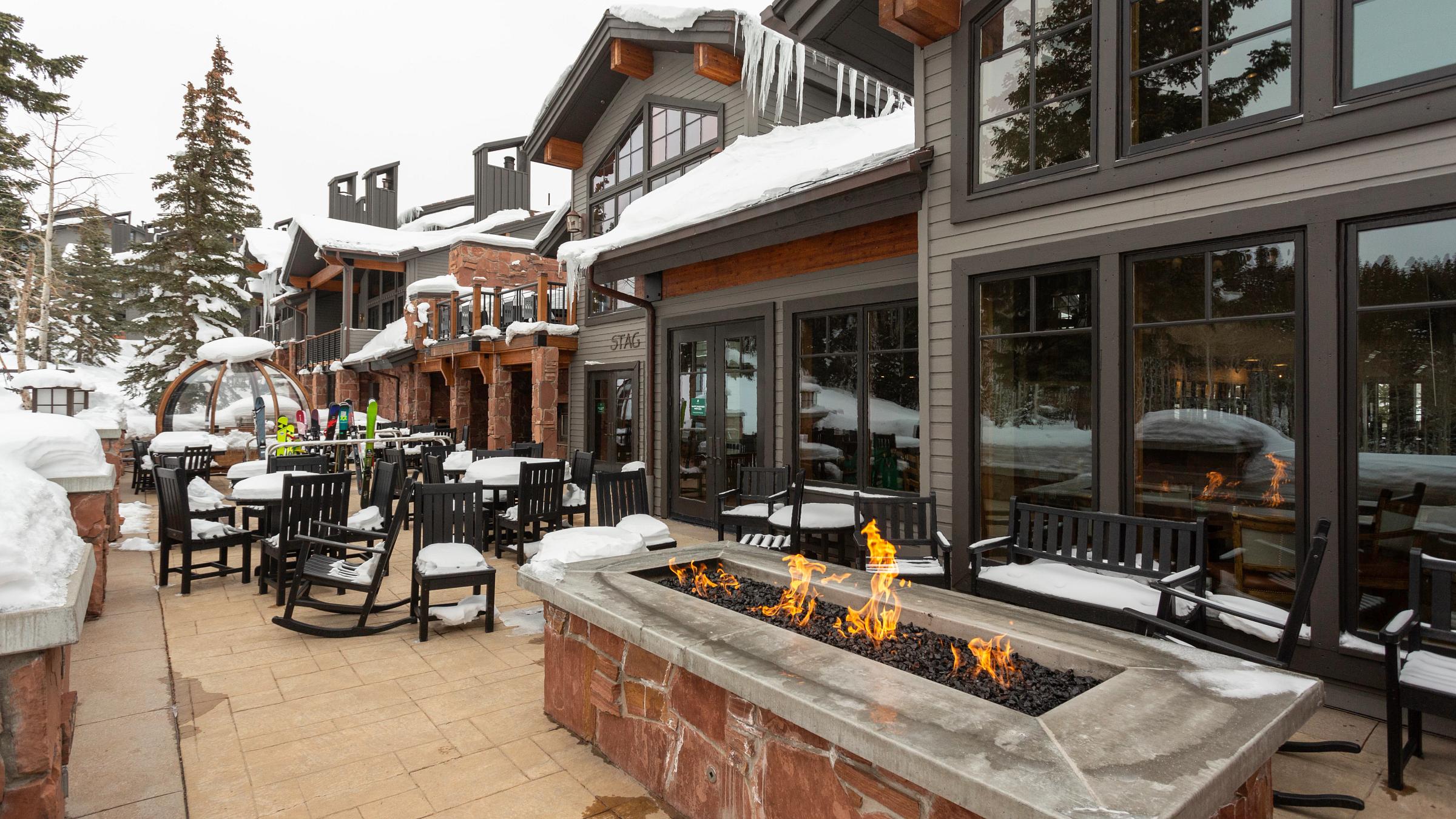Stag Lodge Outdoor Firepit