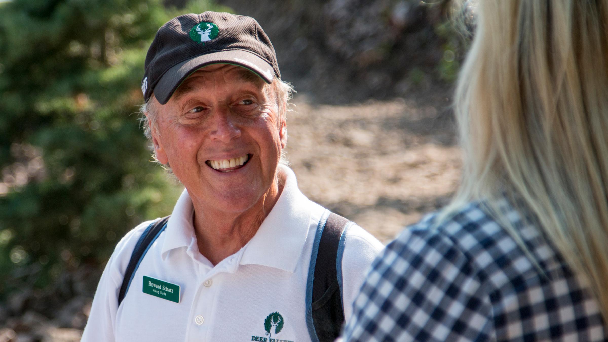 A Deer Valley hiking guide smiling