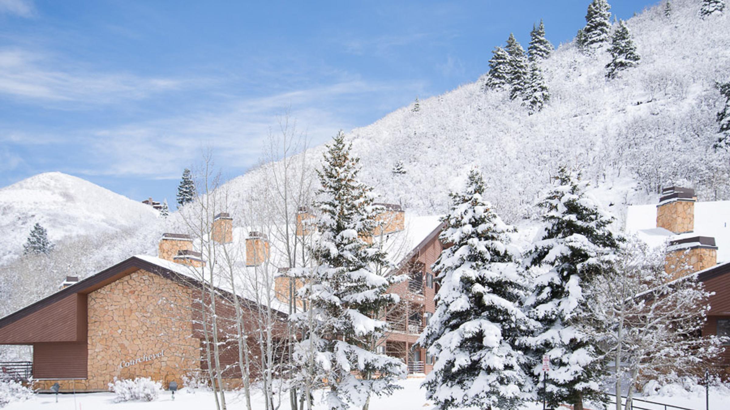 Courchevel winter exterior